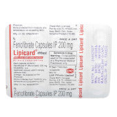 Lipicard 200mg Tablet with Fenofibrate            