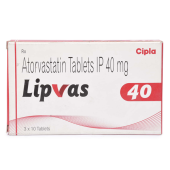 Lipvas 40 Mg with Atorvastatin                       
