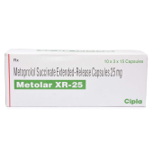 Metolar XR 25 Mg with Metoprolol Succinate                  