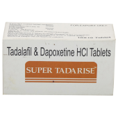 Super Tadarise 20 Mg with Tadalafil & Dapoxetine HCL                   