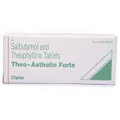 Theo Asthalin Forte 4 Mg+200 Mg with Salbutamol sulphate Theophylline               