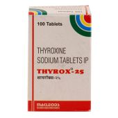 Thyrox 25 Tablet with Thyroxine-Levothyroxine