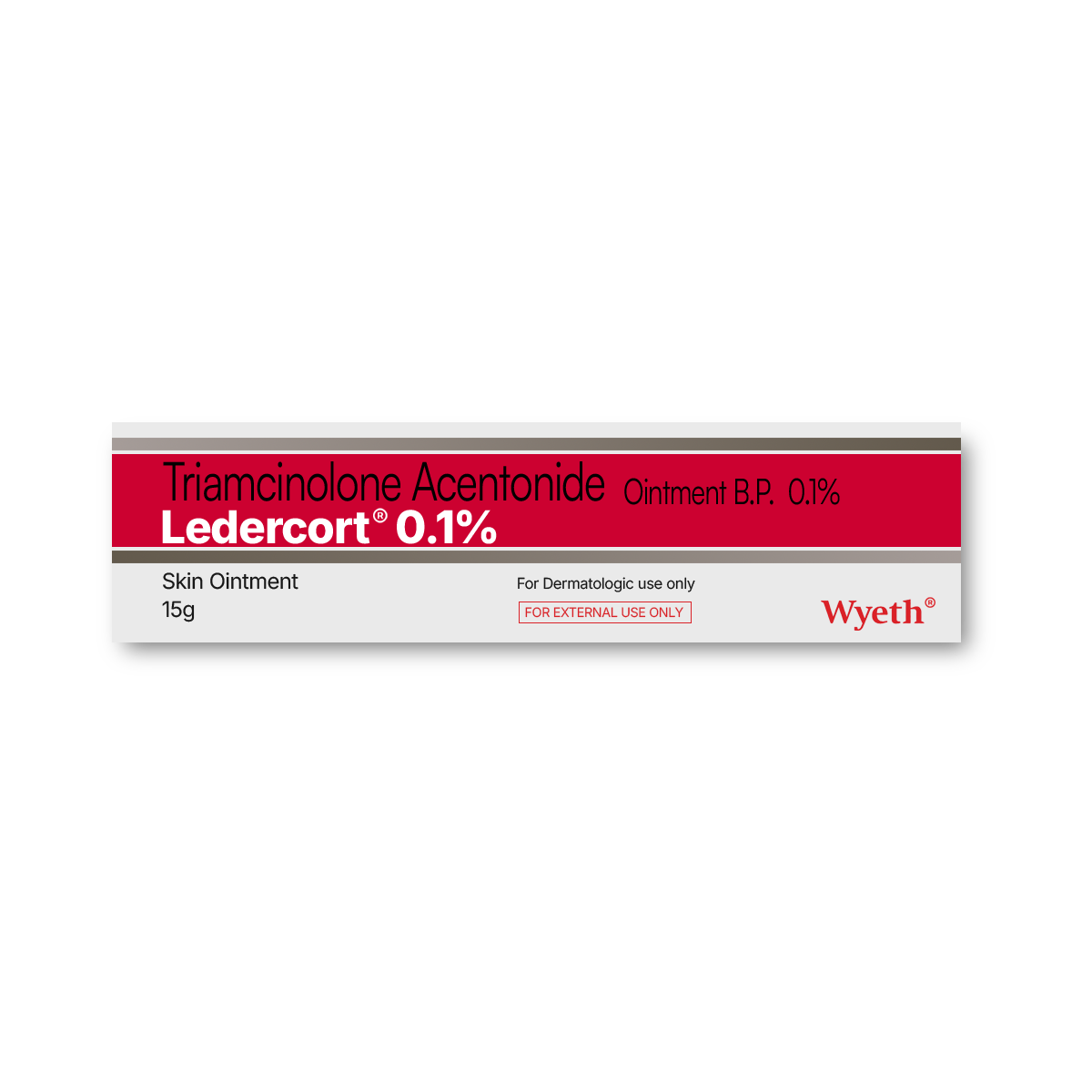 Ledercort 0.1% Ointment 15 gm