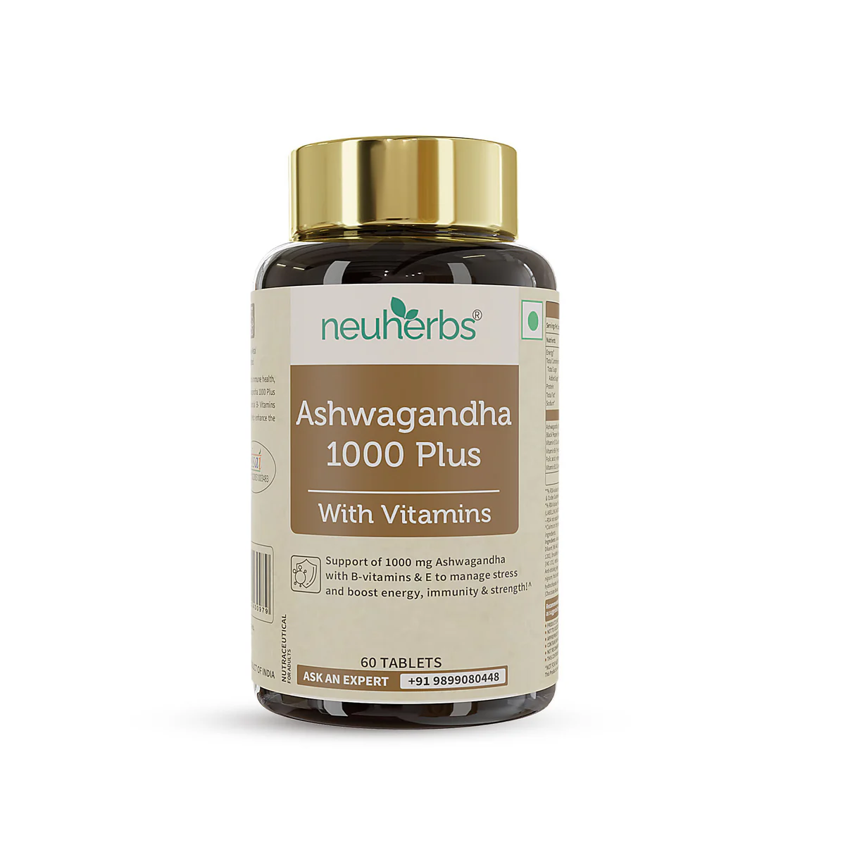Neuherbs Ashwagandha 1000 Plus Tablets