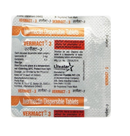Vermact 3 Tablet DT